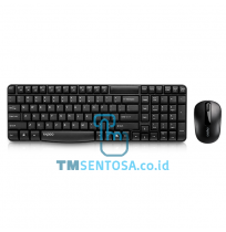 Wireless Optical Mouse & Keyboard X1800S - Black